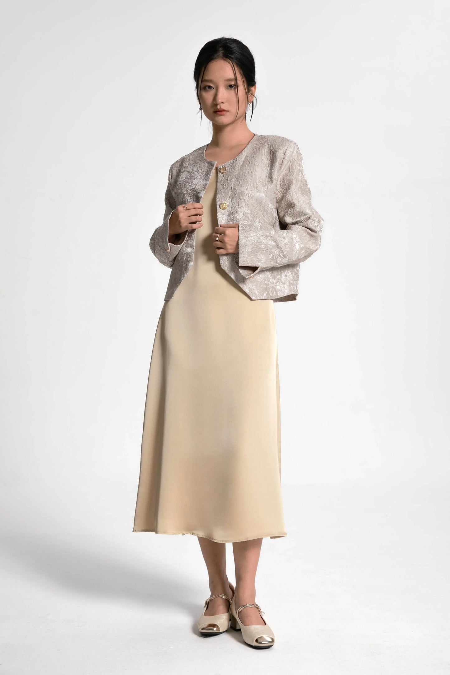 New Chinese Style Tang Jacket Set - Kate Yang